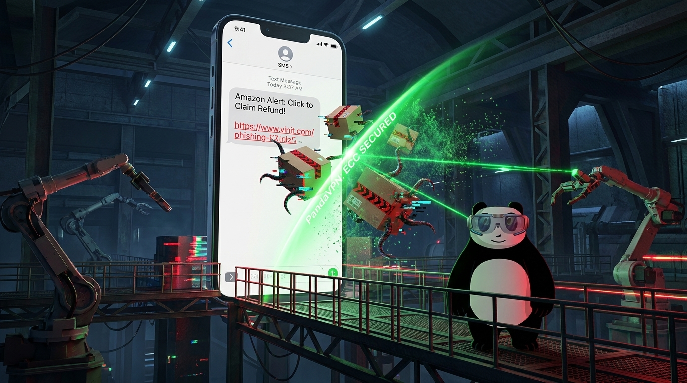 Don’t Fall for the Amazon Refund Scam: How PandaVPN Helps Protect You from Smishing Attacks