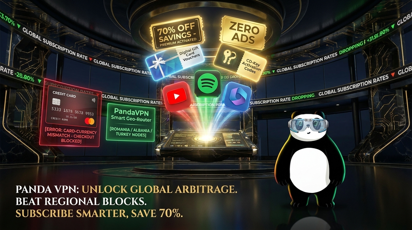 2026 Global Subscription Hacks: Save Over 70% on YouTube, Spotify, and Microsoft 365 Using PandaVPN